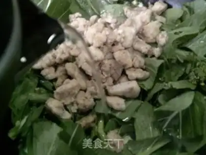 Make Pork-screwed oil-scrambling step 4