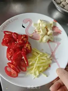 Make Tomato meatball fan step 2