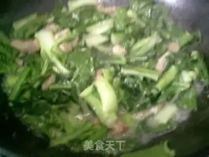 Make Pork-screwed oil-scrambling step 5