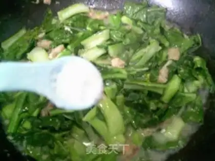 Make Pork-screwed oil-scrambling step 6