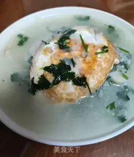 Make Fried egg radish soup step 7