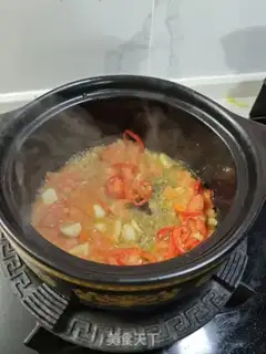 Make Tomato meatball fan step 5