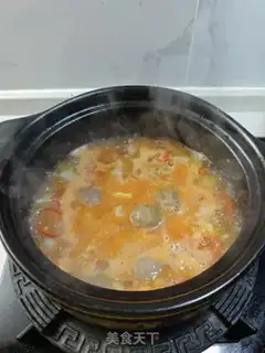 Make Tomato meatball fan step 6