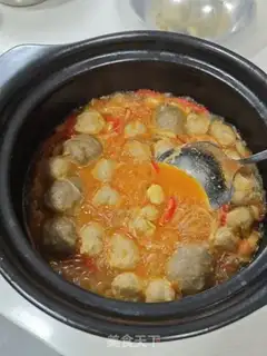 Make Tomato meatball fan step 8