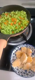 Make cucumber shrimp step 5