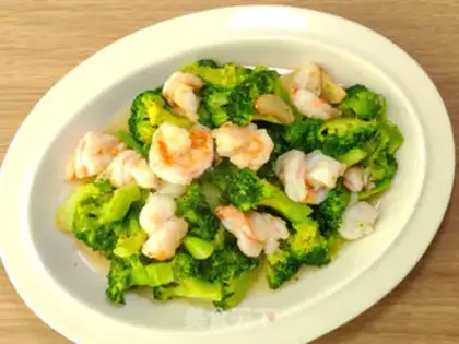 Make Shrimp fried broccoli step 6