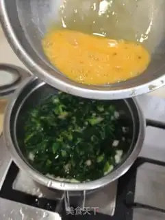 Make Spinach egg soup step 3