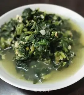 Make Spinach egg soup step 6