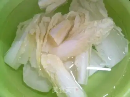 Make Soybeans, cabbage, red fries step 3