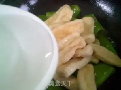 Make Cream pepper with beans step 4