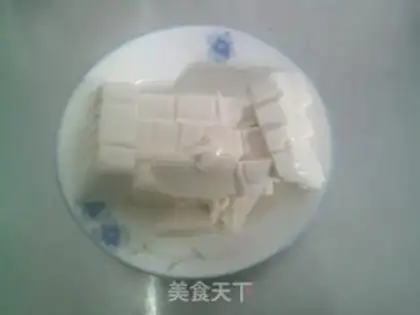 Make Shrimp tofu bouquet step 1