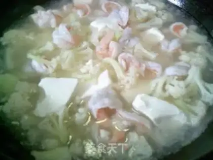 Make Shrimp tofu bouquet step 8