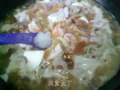 Make Shrimp tofu bouquet step 10
