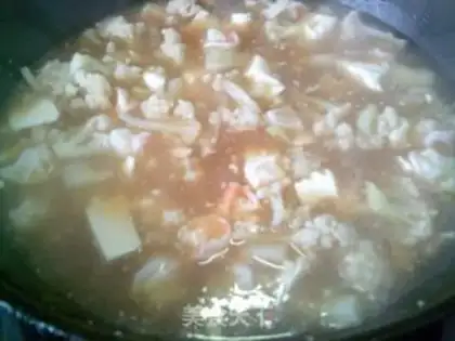 Make Shrimp tofu bouquet step 13