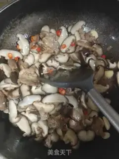 Make Mushroom fried meat step 4
