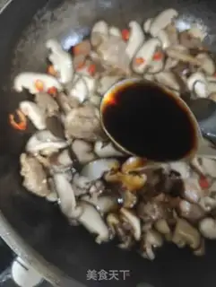 Make Mushroom fried meat step 5