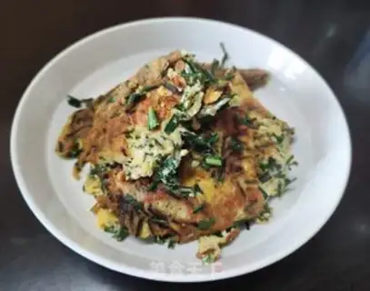 Make Fried omelet step 6