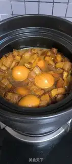 Make Red roast eggs step 6