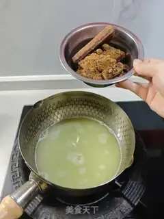 Make Red-sugar coconut cake step 3