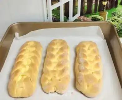 Make Puffed coconut bread step 12
