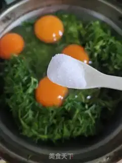 Make Fried eggs for the fragrance step 3