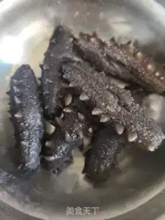 Make Sea cucumber chicken step 2