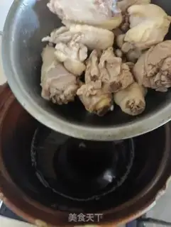 Make Sea cucumber chicken step 4