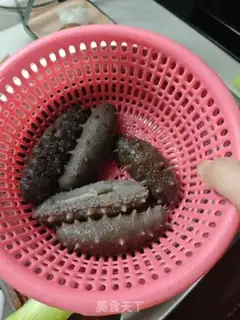 Make Burning sea cucumber step 0