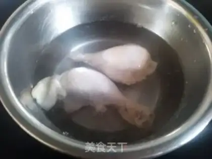 Make Hands tore chicken step 2
