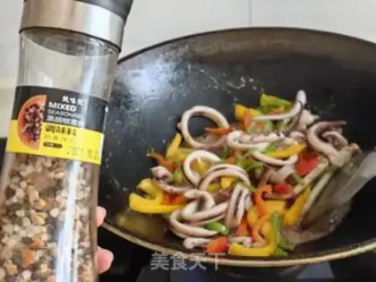 Make Pepper squid step 3