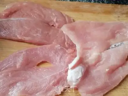 Make Porridge pork chops step 1