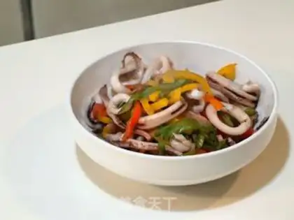 Make Pepper squid step 5