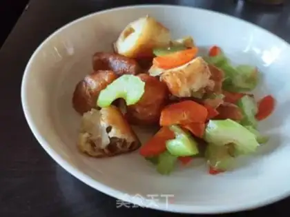 Make Oil fries step 6