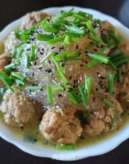 Make Potato fan with meatballs step 7