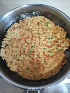 Make Rice omelet step 4