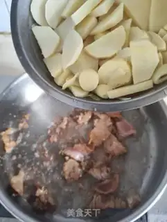Make Winter fried meat step 6