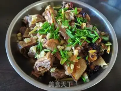 Make Garlic ginger-coloured duck step 6