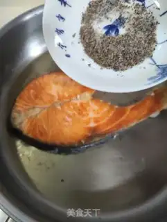 Make Black pepper salmon step 5