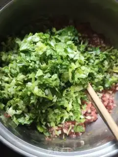 Make Porridge pork dumplings step 6