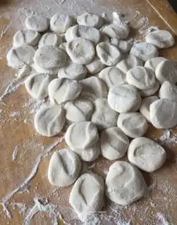 Make Porridge pork dumplings step 7