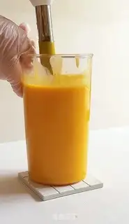 Make Mango milk pudding step 1