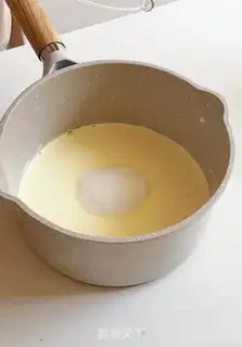 Make Mango milk pudding step 2