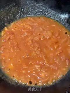 Make Tomato shrimp ski powder step 4