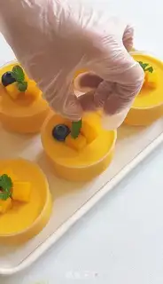 Make Mango milk pudding step 8