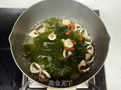 Make Scratch the sprouts and soup step 2