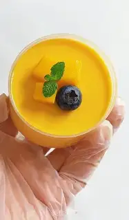 Make Mango milk pudding step 9