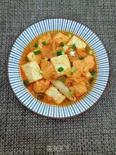 Make Pickle tofu shrimp pan step 9