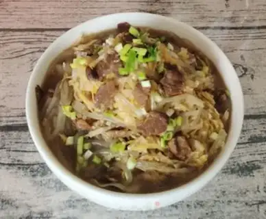 Make Sour stew with lamb powder step 9