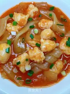 Make Tomato shrimp ski powder step 11