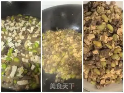 Make Three fresh bean skin step 4